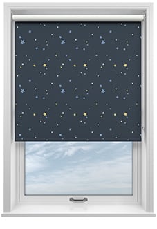 Laura Ashley Painterly Stars, Midnight - Roller Blind